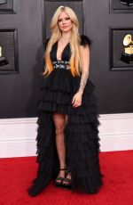 AVRIL LAVIGNE at 64th Annual Grammy Awards in Las Vegas 04/03/2022