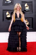 AVRIL LAVIGNE at 64th Annual Grammy Awards in Las Vegas 04/03/2022