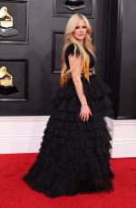 AVRIL LAVIGNE at 64th Annual Grammy Awards in Las Vegas 04/03/2022