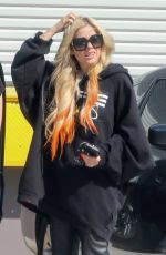 AVRIL LAVIGNE Out and About in Los Angeles 04/05/2022