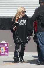 AVRIL LAVIGNE Out and About in Los Angeles 04/05/2022