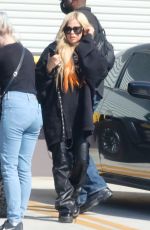 AVRIL LAVIGNE Out and About in Los Angeles 04/05/2022