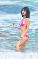 BAI LING in Bikini at a Beach in Miami 04/15/2022