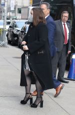 BEANIE FELDSTEIN Arrives at Late Show with Stephen Colbert in New York 04/11/2022