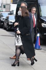 BEANIE FELDSTEIN Arrives at Late Show with Stephen Colbert in New York 04/11/2022