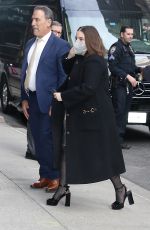 BEANIE FELDSTEIN Arrives at Late Show with Stephen Colbert in New York 04/11/2022