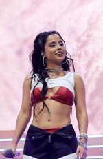 BECKY and KAROL G Performs at 2022 Coachella Valley Music And Arts Festival 04/17/2022