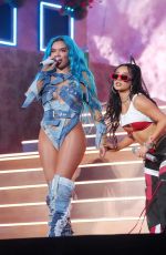 BECKY and KAROL G Performs at 2022 Coachella Valley Music And Arts Festival 04/17/2022
