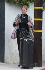 BELINDA CARLISLE Waiting for Her Ride in West Hollywood 04/02/2022