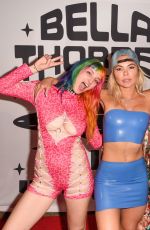 BELLA and DANI THORNE Hosts Aalien Invasion Themed Party in Coachella Valley 04/15/2022