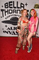 BELLA and DANI THORNE Hosts Aalien Invasion Themed Party in Coachella Valley 04/15/2022