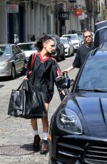 BELLA HADID and Marc Kalma at Balloon Saloon in New York 04/23/2022