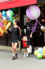 BELLA HADID and Marc Kalma at Balloon Saloon in New York 04/23/2022