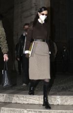 BELLA HADID and Marc Kalman Night Out in Rome 04/01/2022
