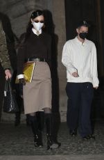 BELLA HADID and Marc Kalman Night Out in Rome 04/01/2022