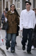 BELLA HADID and Marc Kalman Out Shopping in Rome 04/01/2022
