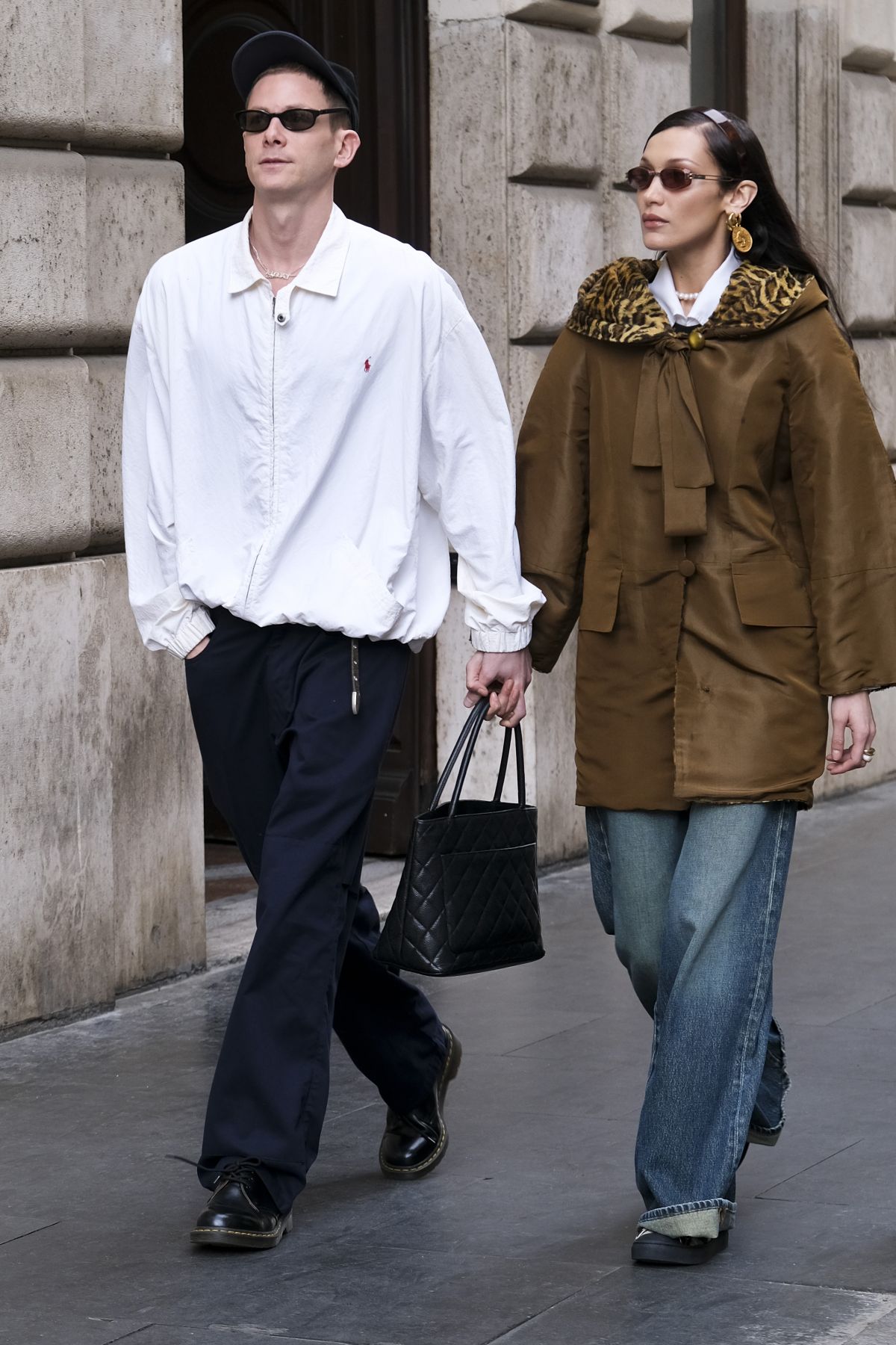 BELLA HADID and Marc Kalman Out Shopping in Rome 04/01/2022 – HawtCelebs