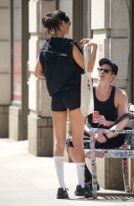 BELLA HADID Leaves Gotham Gym in New York 04/14/2022