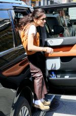 BELLA HADID Leaves Her Apartment in New York 04/13/2022