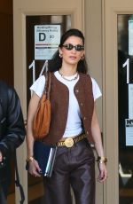 BELLA HADID Leaves Her Apartment in New York 04/13/2022