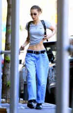BELLA HADID Out and About in New York 04/24/2022