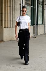 BELLA HADID Out and About in New York 04/25/2022