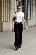BELLA HADID Out and About in New York 04/25/2022