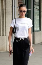 BELLA HADID Out and About in New York 04/25/2022