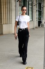 BELLA HADID Out and About in New York 04/25/2022