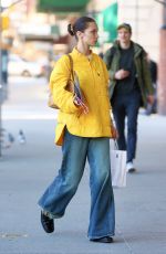 BELLA HADID Out in New York 04/20/2022