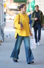 BELLA HADID Out in New York 04/20/2022