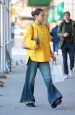 BELLA HADID Out in New York 04/20/2022