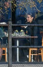 BELLA HADID Out to Dinner with Friends in New York 04/10/2022