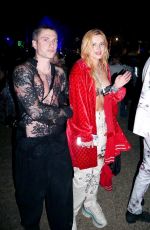 BELLA THORNE and Benjamin Mascolo at Neon Festival at Coachella in Indio 04/16/2022
