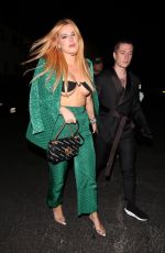 BELLA THORNE Arrives at Mike Dean and Jeff Bhasker