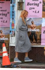 BELLA THORNE Arrivesa on a Movie Set in Los Angeles 04/19/2022