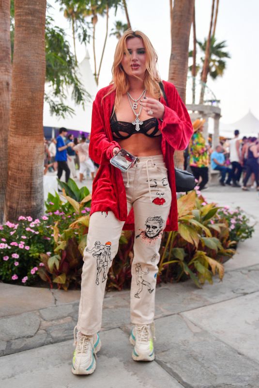 BELLA THORNE at Coachella Festival in Indio 04/16/2022