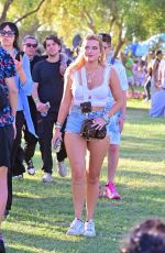 BELLA THORNE Out at Coachella 04/15/2022
