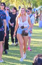 BELLA THORNE Out at Coachella 04/15/2022