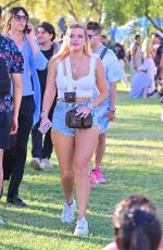 BELLA THORNE Out at Coachella 04/15/2022