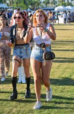 BELLA THORNE Out at Coachella 04/15/2022