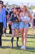 BELLA THORNE Out at Coachella 04/15/2022