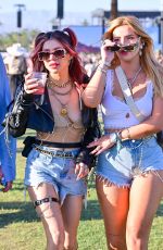 BELLA THORNE Out at Coachella 04/15/2022