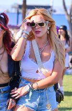 BELLA THORNE Out at Coachella 04/15/2022