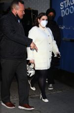 BERANIE FELDSTEIN Arrives at at Good Morning America to Promotes Broadway