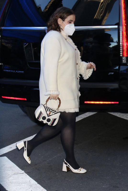 BERANIE FELDSTEIN Arrives at at Good Morning America to Promotes Broadway