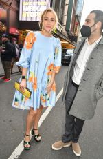 BETSY WOLFE Arrives at Take Me Out Openiog on Broadway in New York 04/04/2022