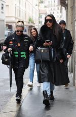 BIANCA and BRIDGETT ROCCISANO Out Shopping in Milan 04/26/2022