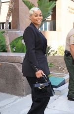BLAC CHYNA Leaves a Court in Los Angeles 04/25/2022