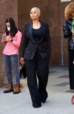 BLAC CHYNA Leaves a Court in Los Angeles 04/25/2022